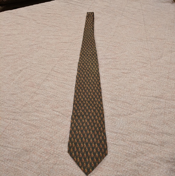 Vintage Burberrys of London Silk Tie hand sewn tie - Picture 7 of 8